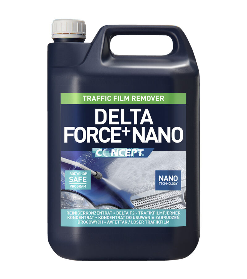 Concept Delta Force+ Nano, Högkoncentrerat alkaliskt förtvättmedel, 5 Liter